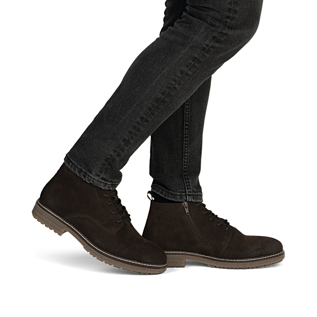 Brown Zip Boots for Men | Rieker 33106-25