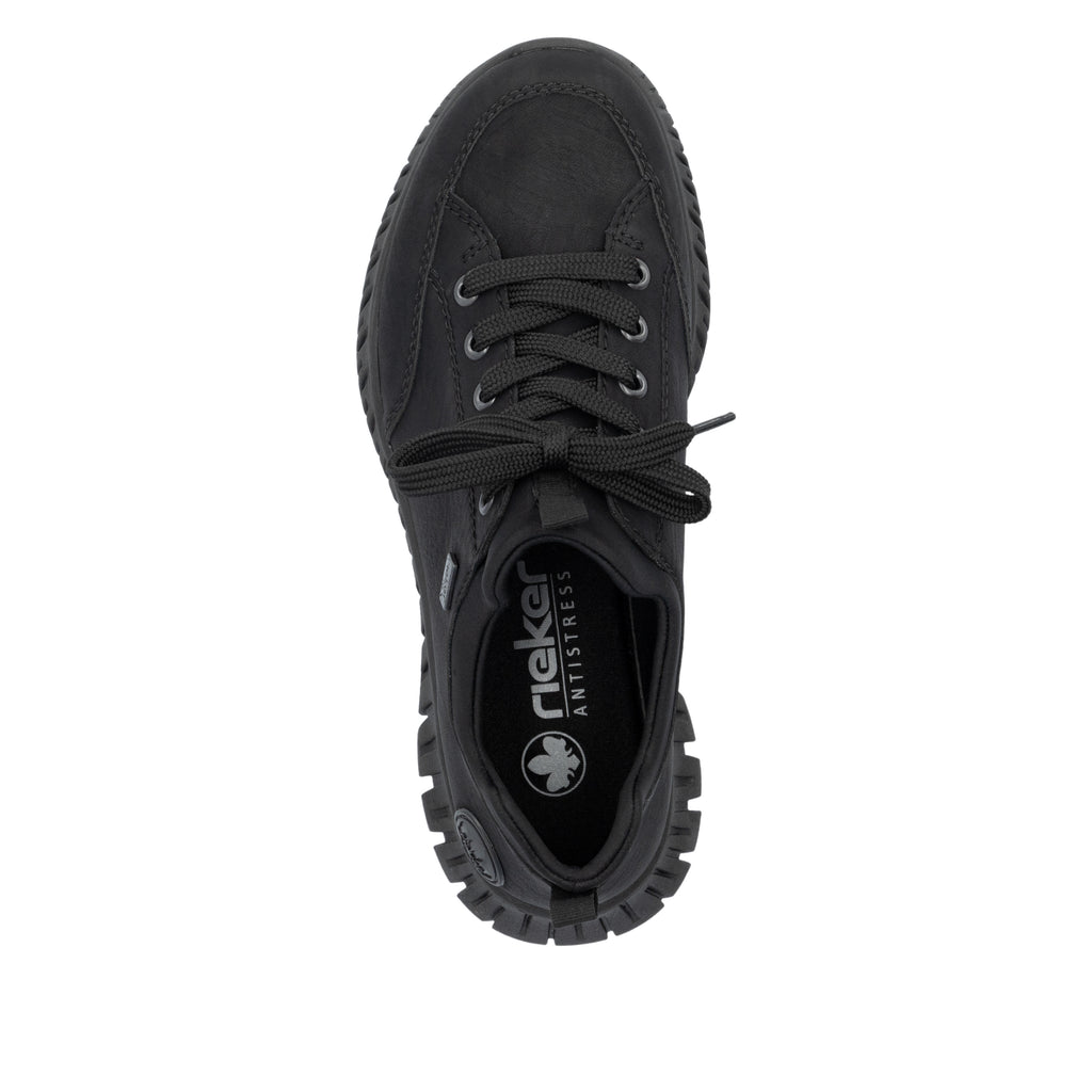 Black Elasticated Shoes for Women | Rieker M5352-00