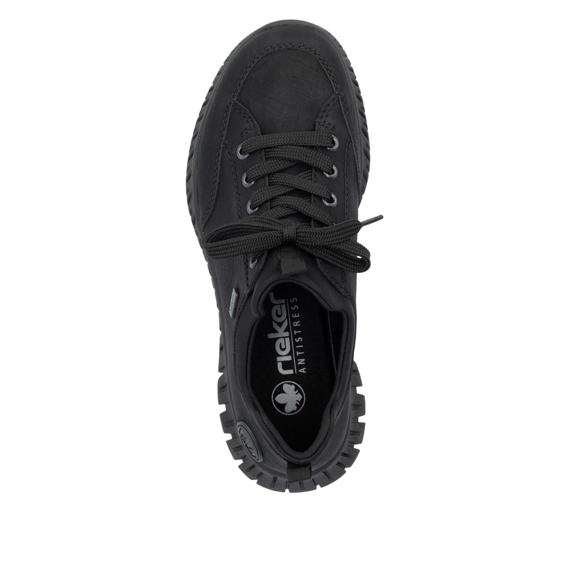 Black Elasticated Shoes for Women | Rieker M5352-00