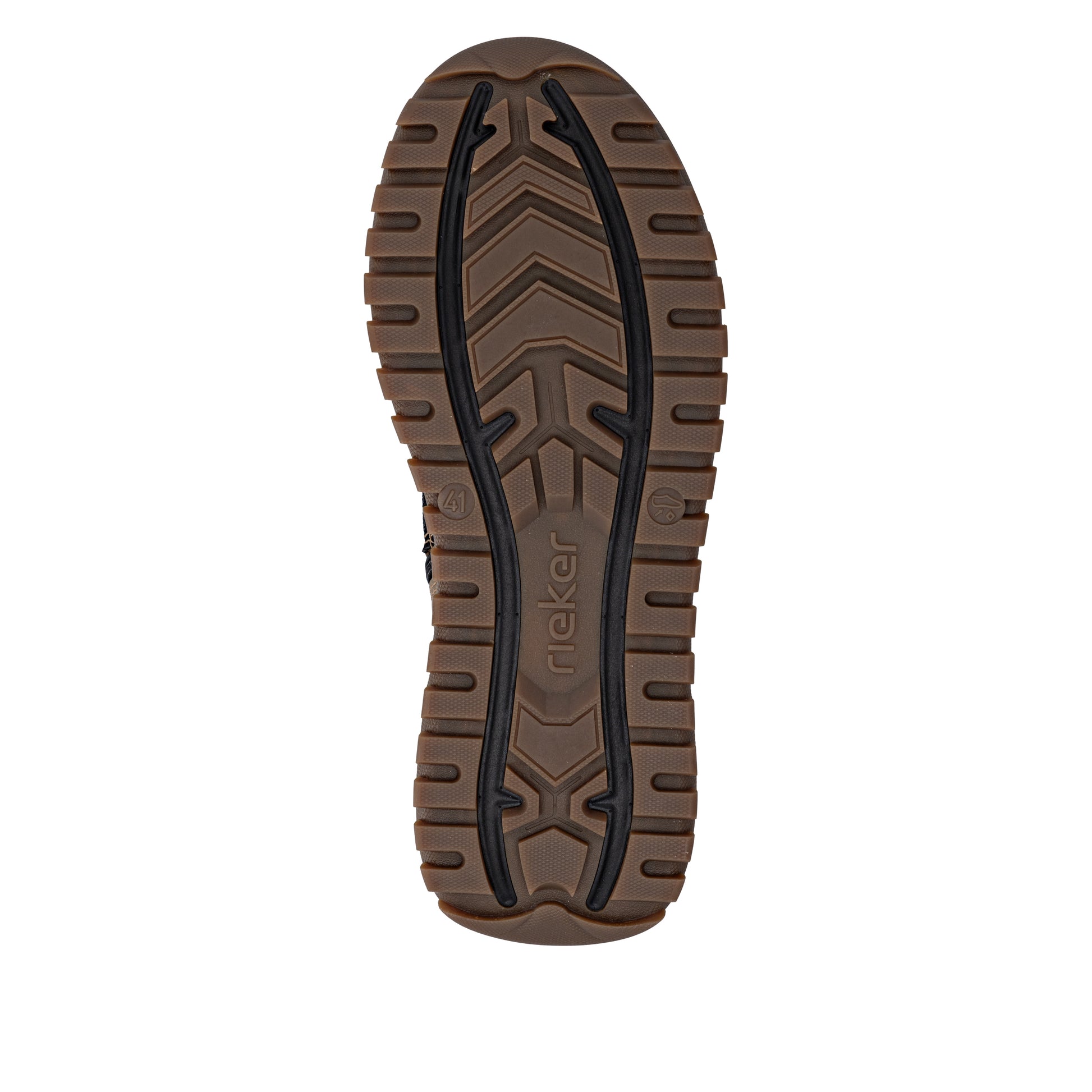 Brown Zip Boots for Men | Rieker U1571-20