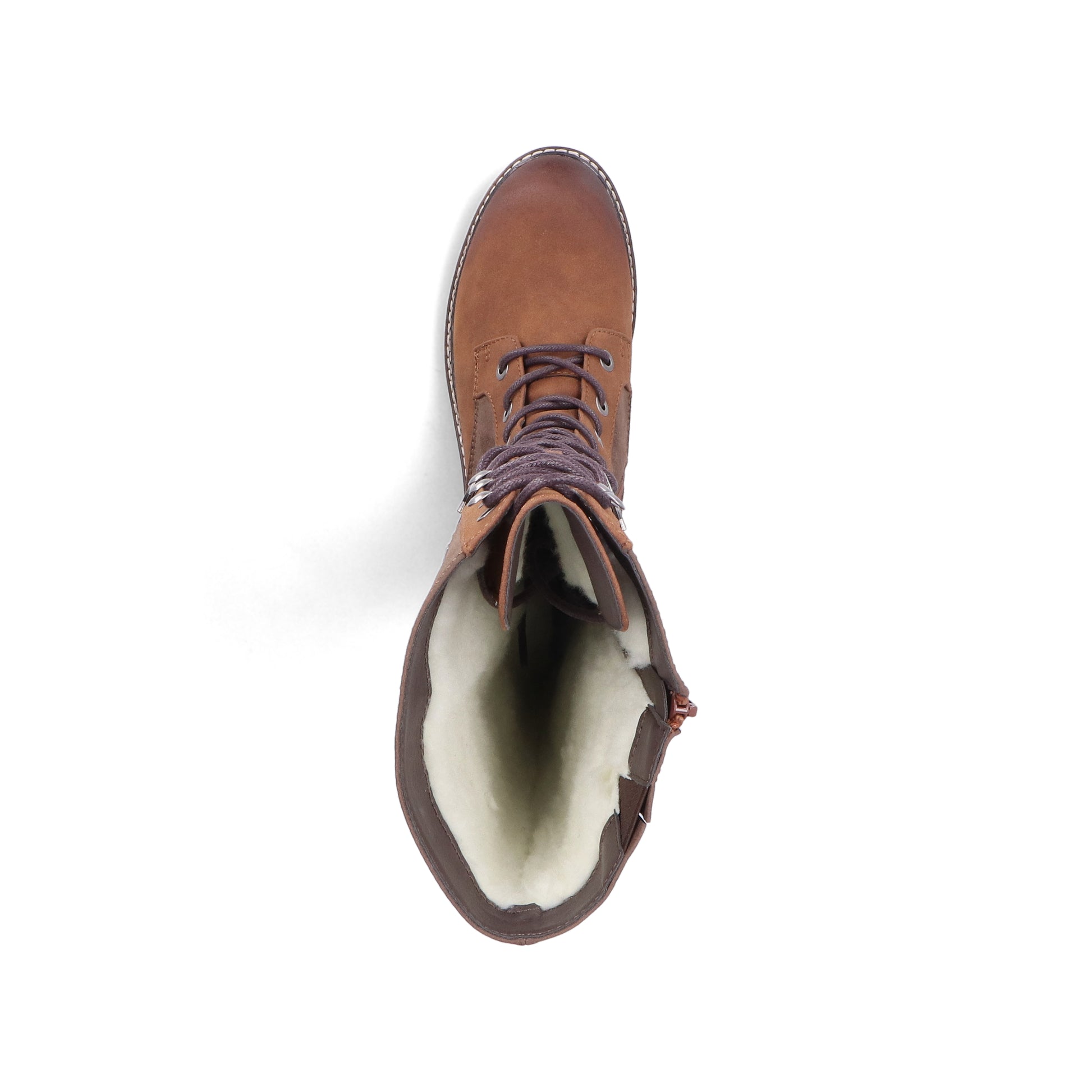 Brown Zip Boots for Women | Rieker 94732-25
