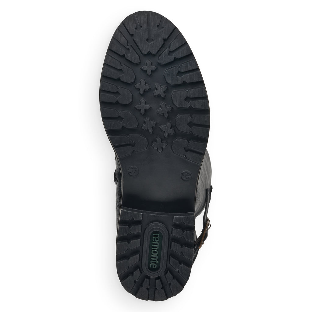 Black Zip Boots for Women | Remonte R6590-01