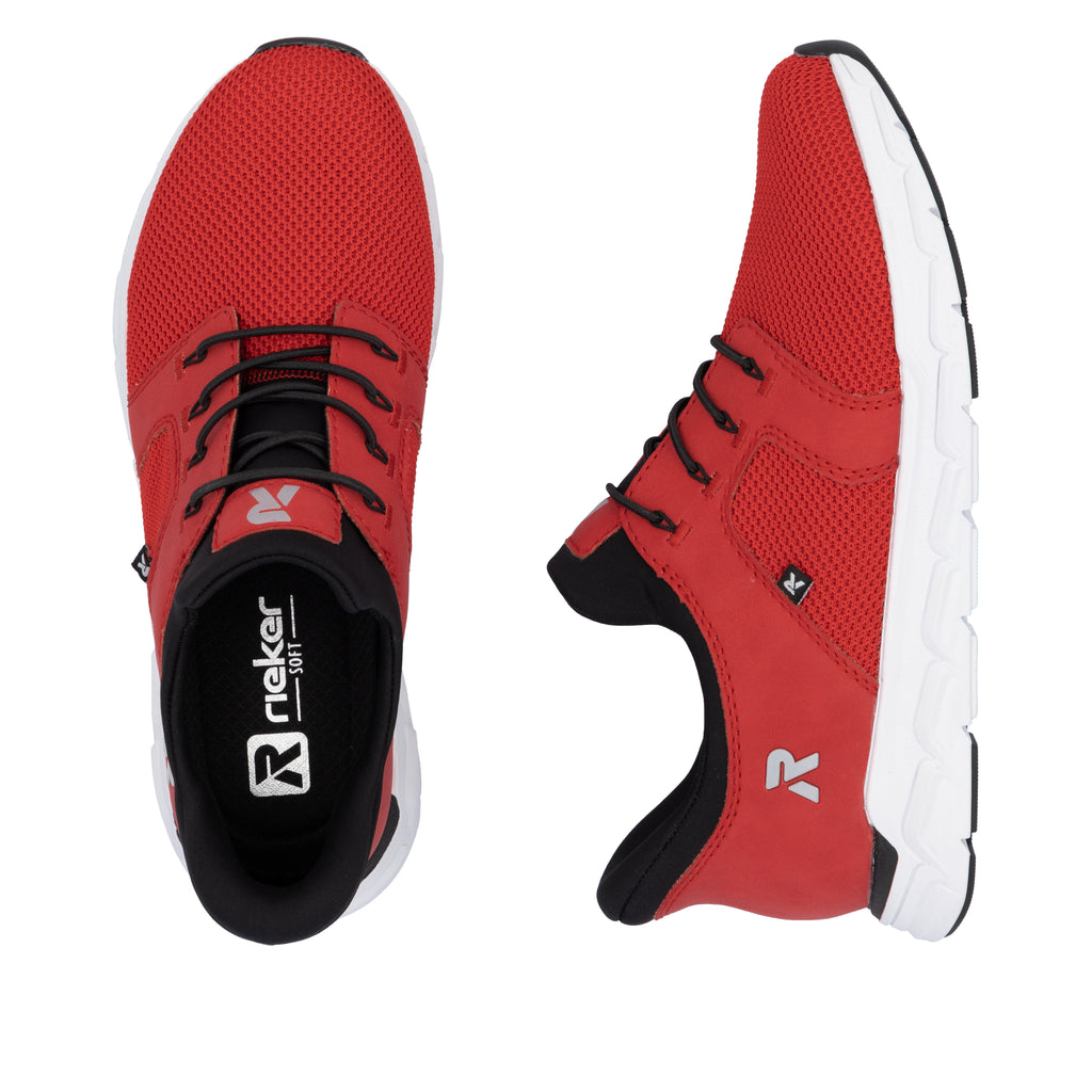 Red Elasticated Shoes for Women | Rieker M9050-33