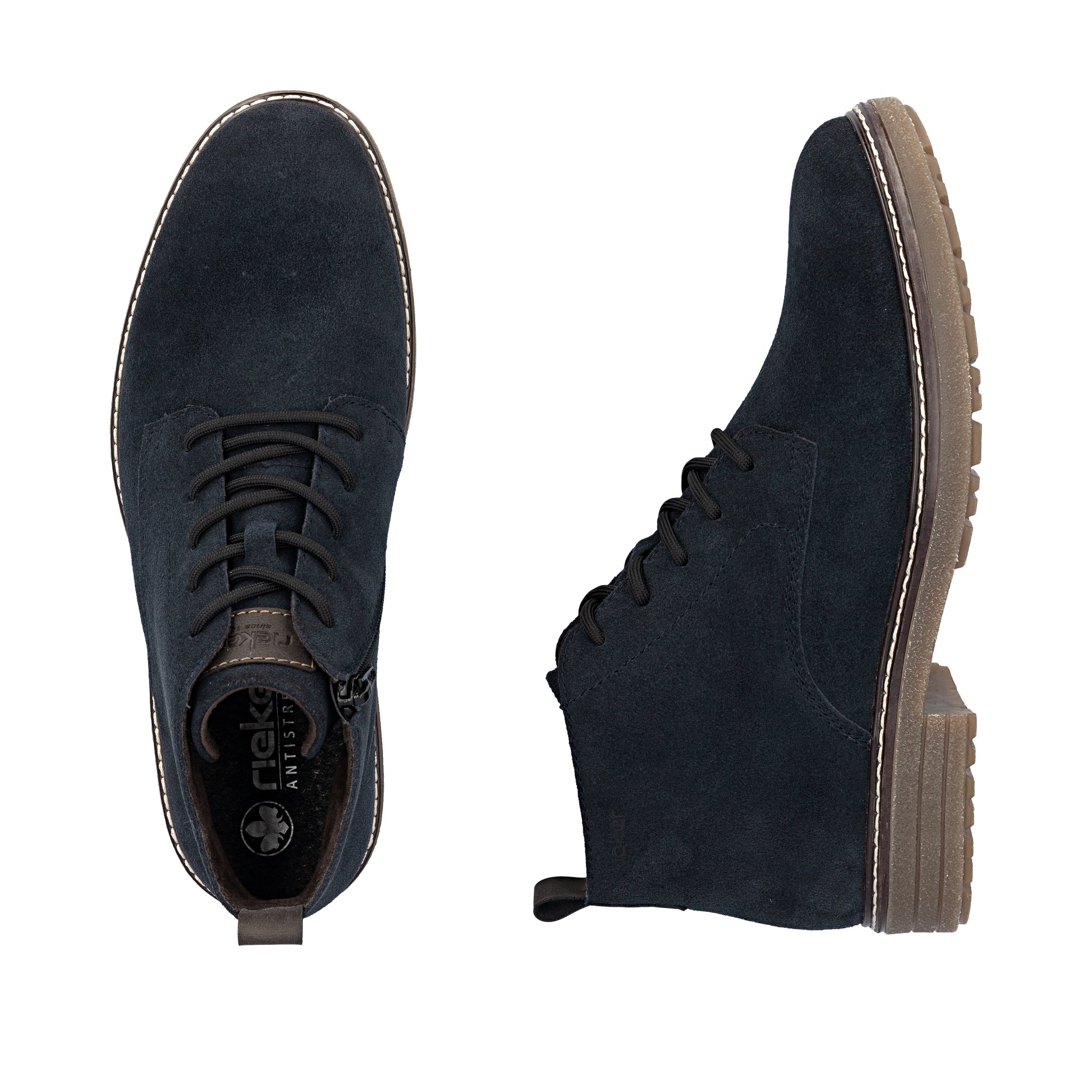 Blue Zip Boots for Men | Rieker 33106-14