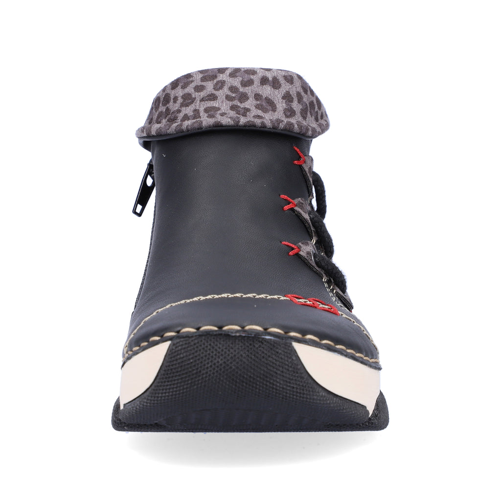 Black Zip Boots for Women | Rieker 45983-00