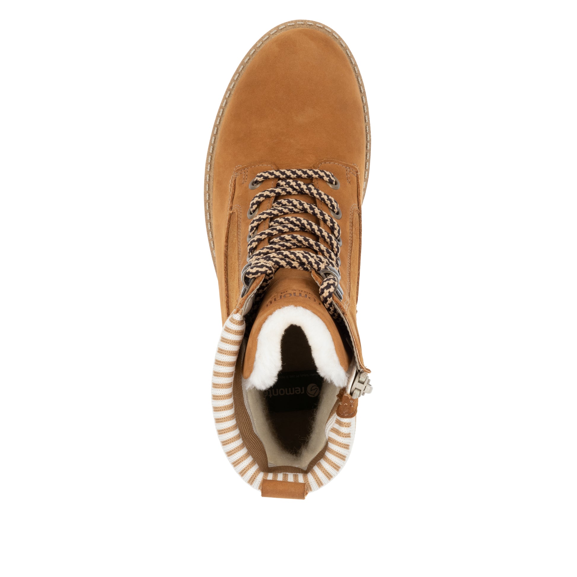 Brown Zip Boots for Women | Remonte D0W77-22