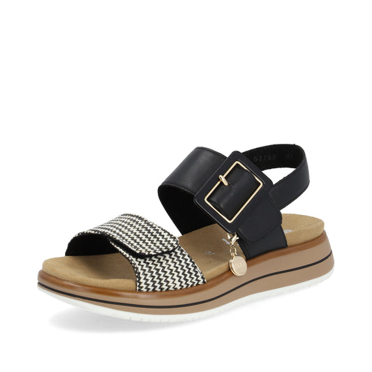 remonte Women's Sandal - Black | D1J53-02