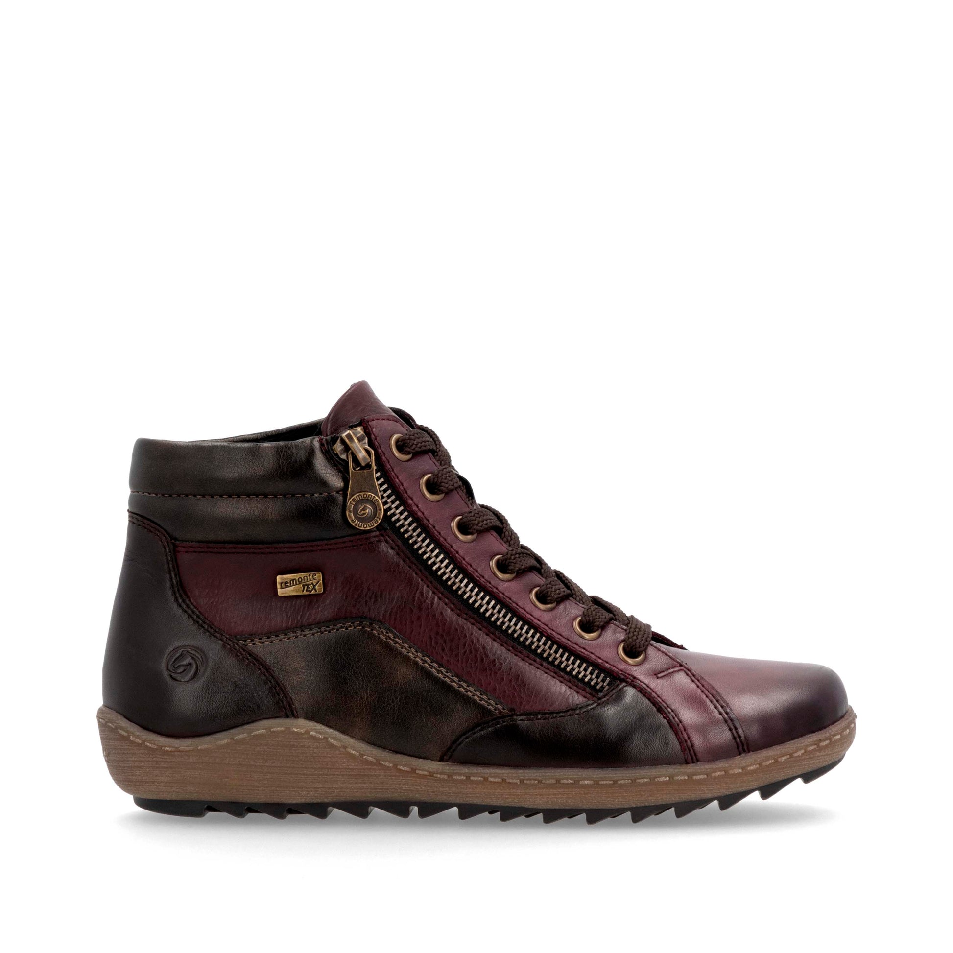 Red Zip Boots for Women | Remonte R1458-35
