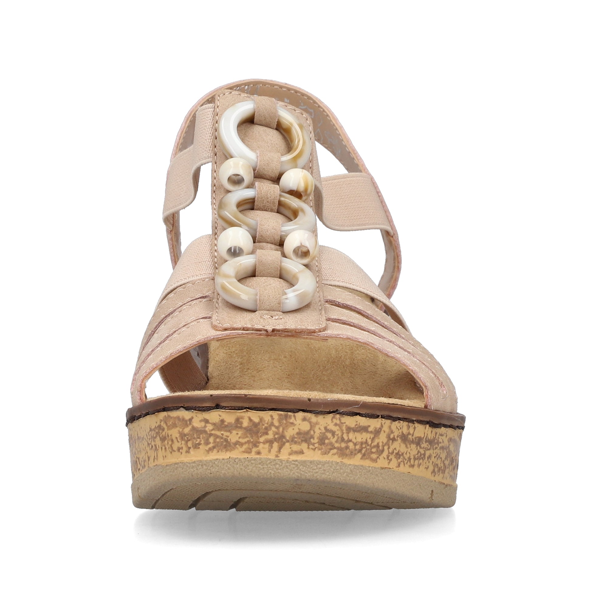 Pink Elasticated Sandals for Women | Rieker 63778-31