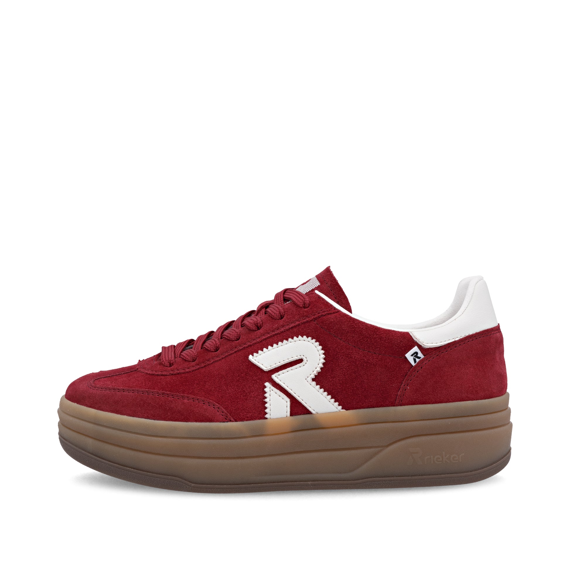 Red Elasticated Shoes for Women | Rieker W3700-35