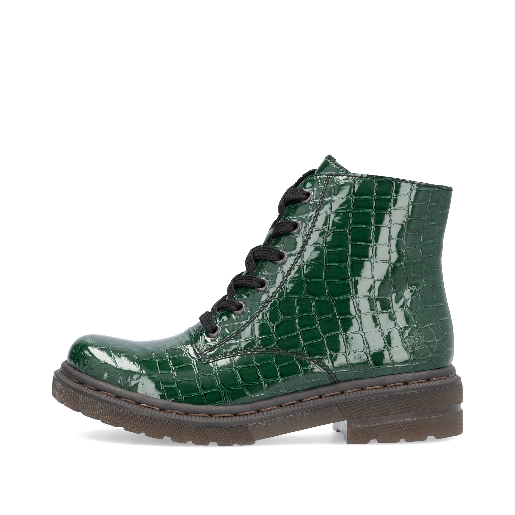Green Zip Boots for Women | Rieker 78240-54