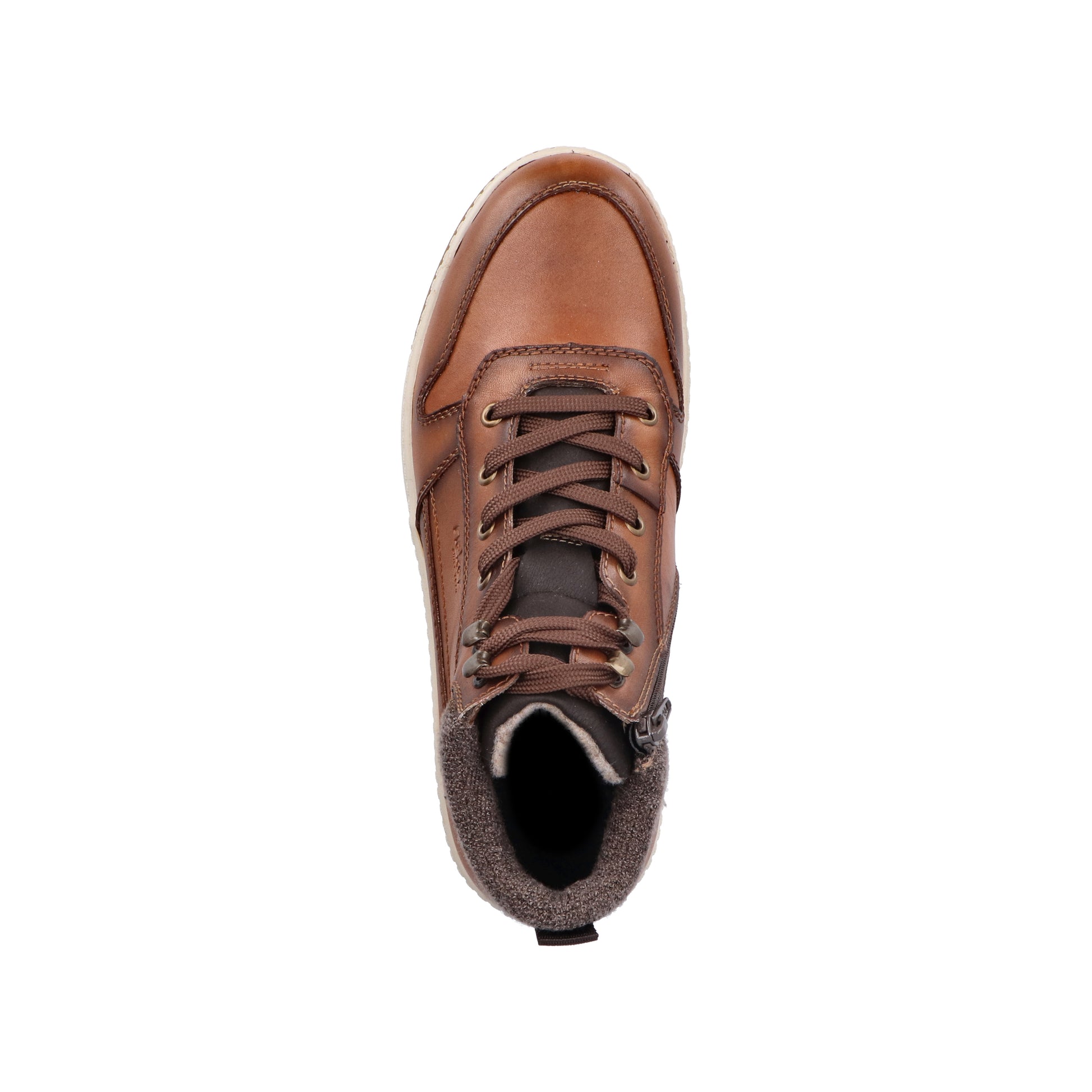 Brown Zip Boots for Men | Rieker 17530-25