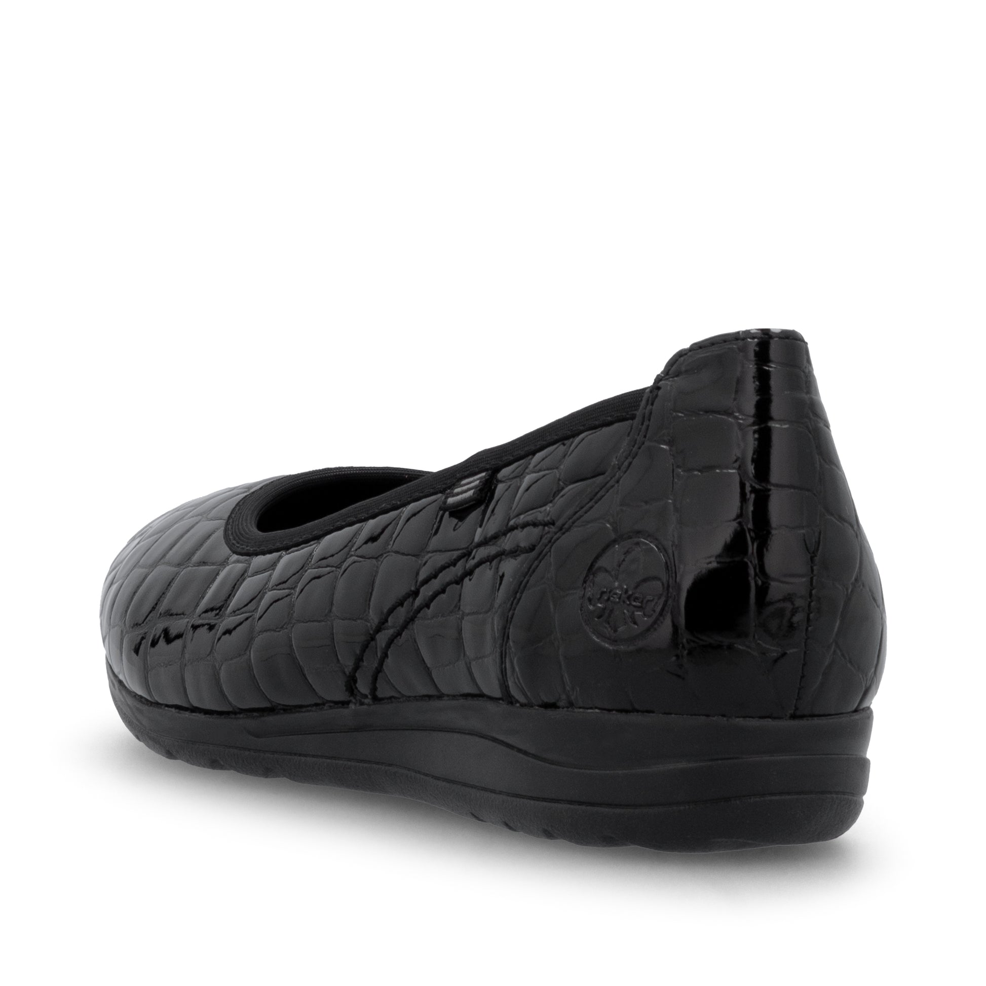 Black Slip-On Shoes for Women | Rieker L9350-01