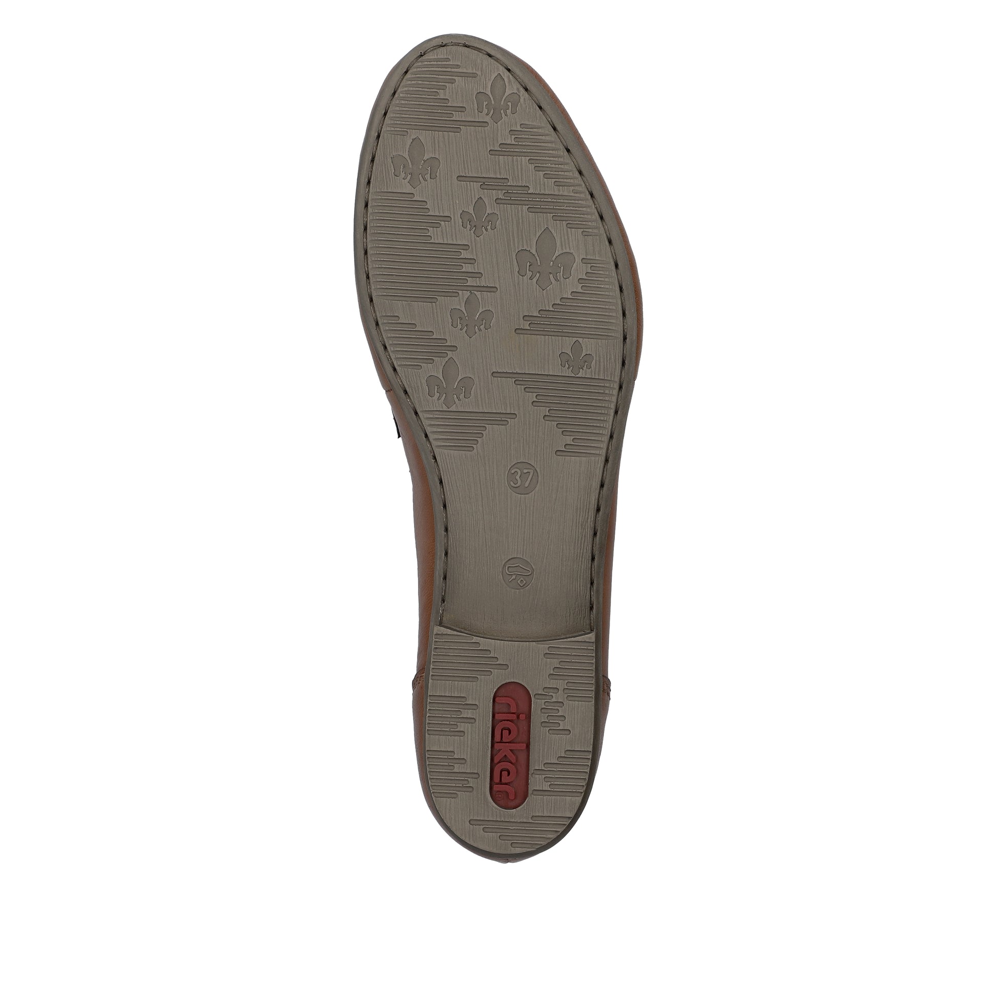 Brown Elasticated Shoes for Women | Rieker 51954-25