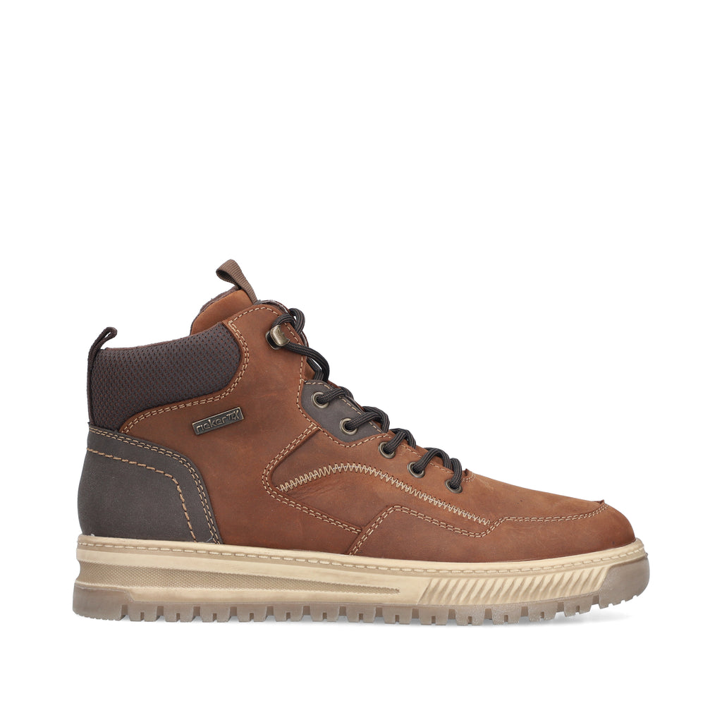 Brown Zip Boots for Men | Rieker 38554-22