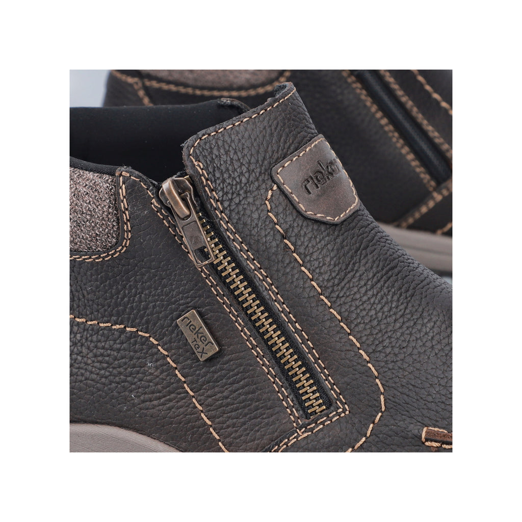 Brown Zip Boots for Men | Rieker 03660-25