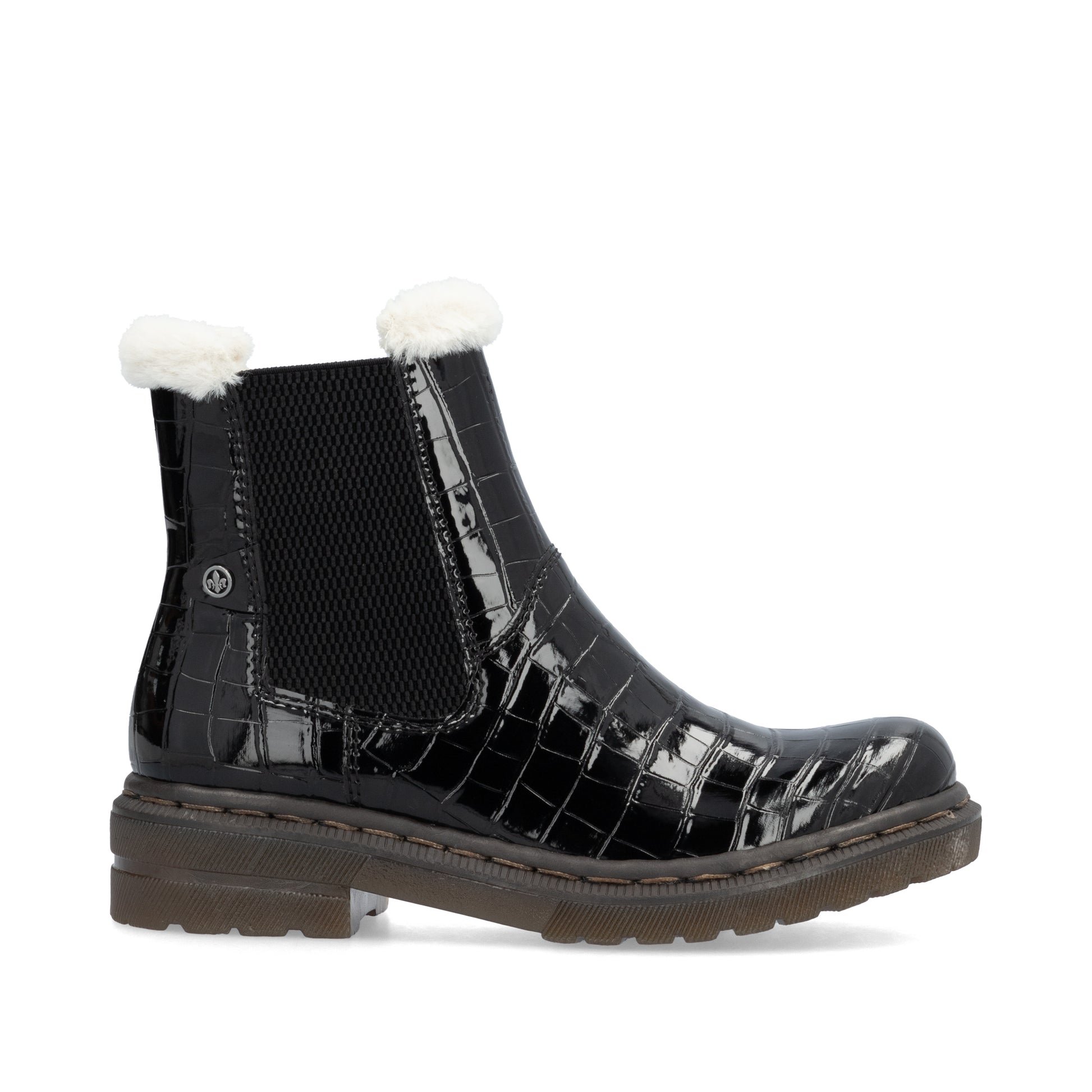 Black Zip Boots for Women | Rieker 78250-00
