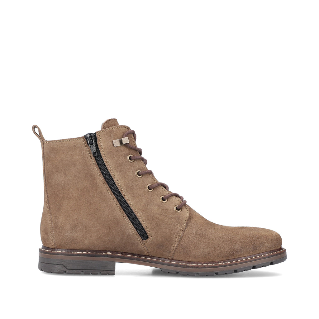 Brown Zip Boots for Men | Rieker 13730-64