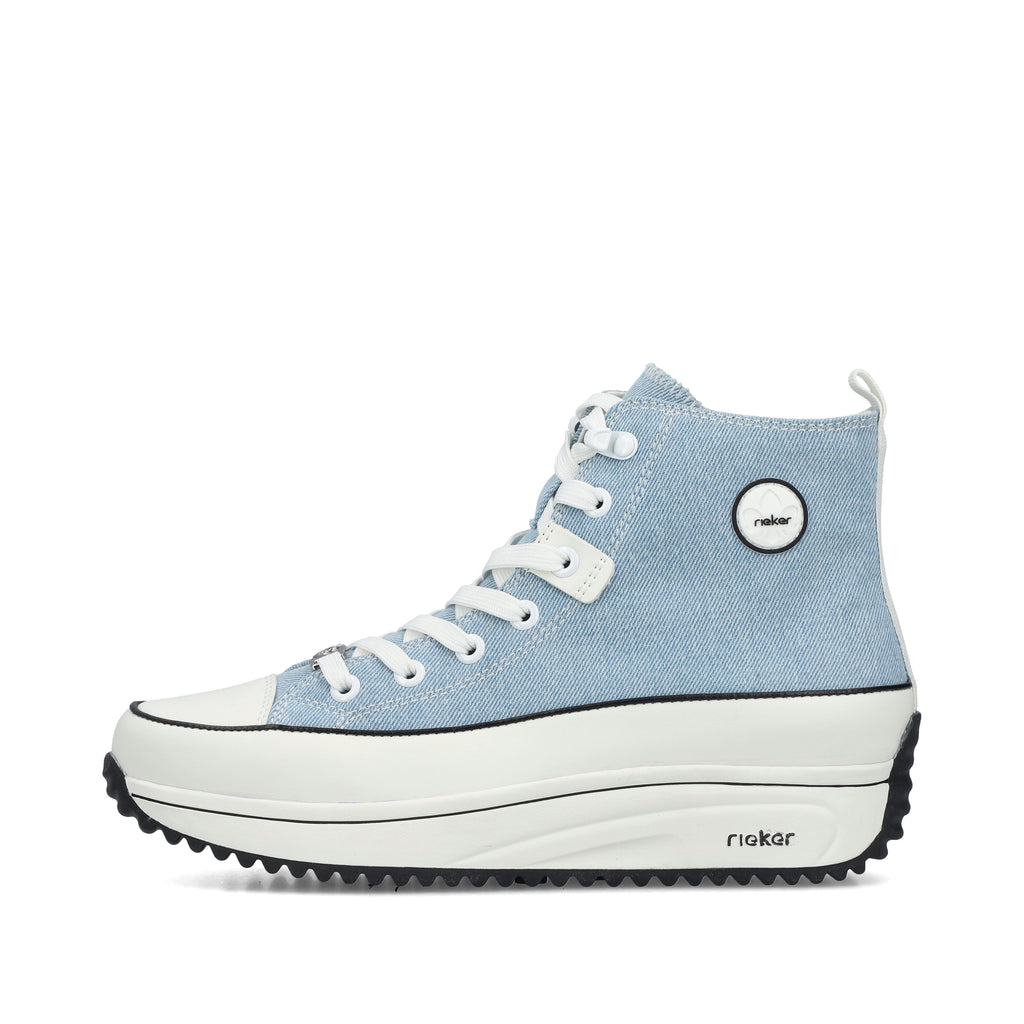 Blue Zip Boots for Women | Rieker 90010-10