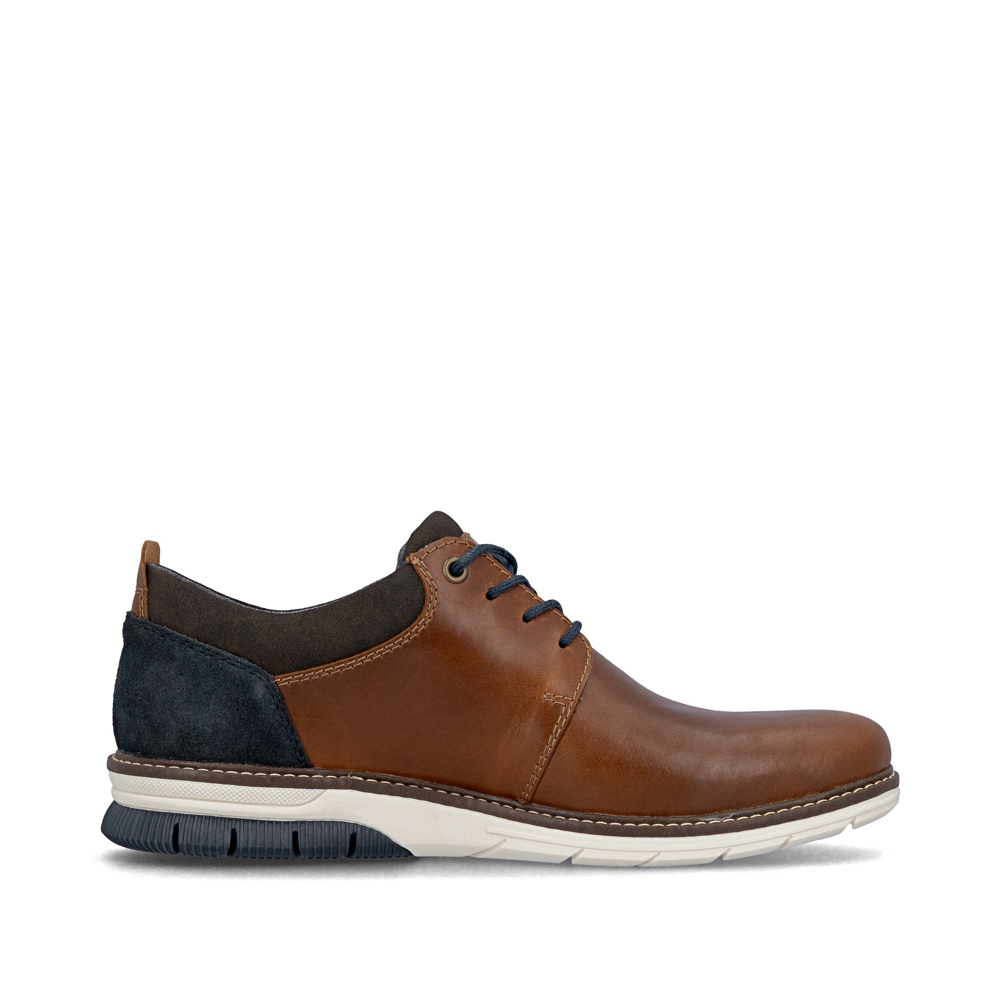 Brown Elasticated Shoes for Men | Rieker 14405-24
