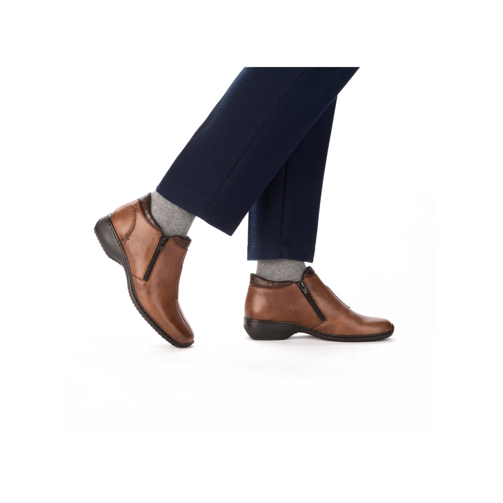 Brown Zip Boots for Women | Rieker L3882-24