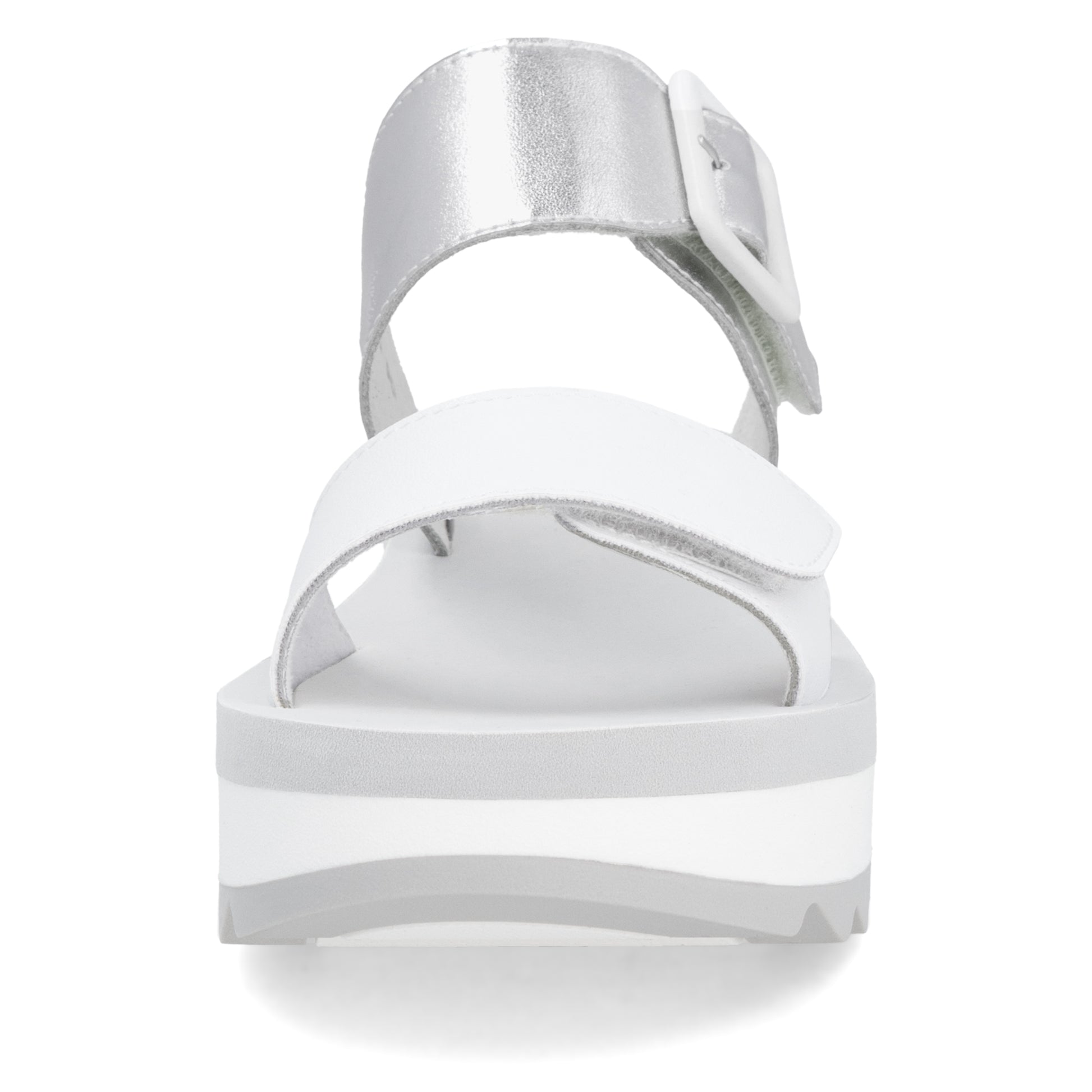 White Hook & Loop Sandals for Women | Rieker W3050-90