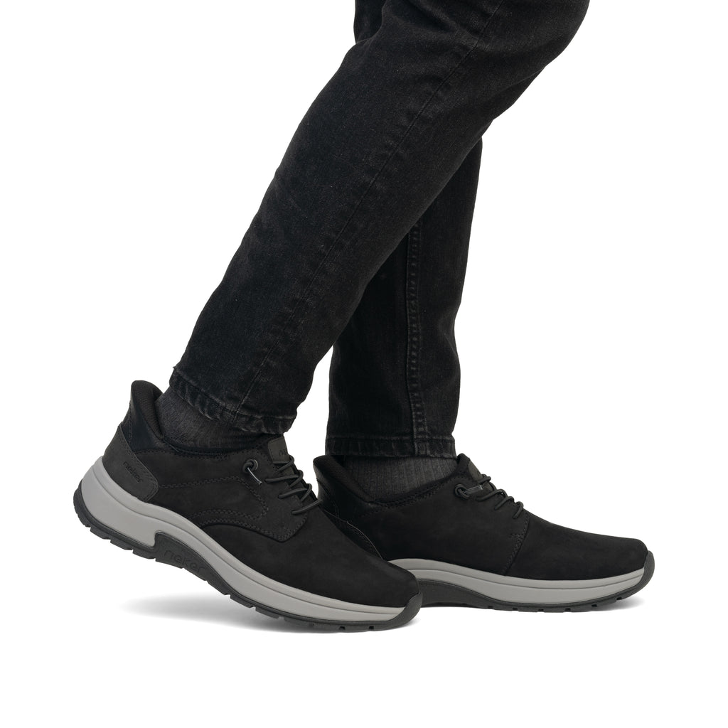 Black Elasticated Shoes for Men | Rieker 11050-00