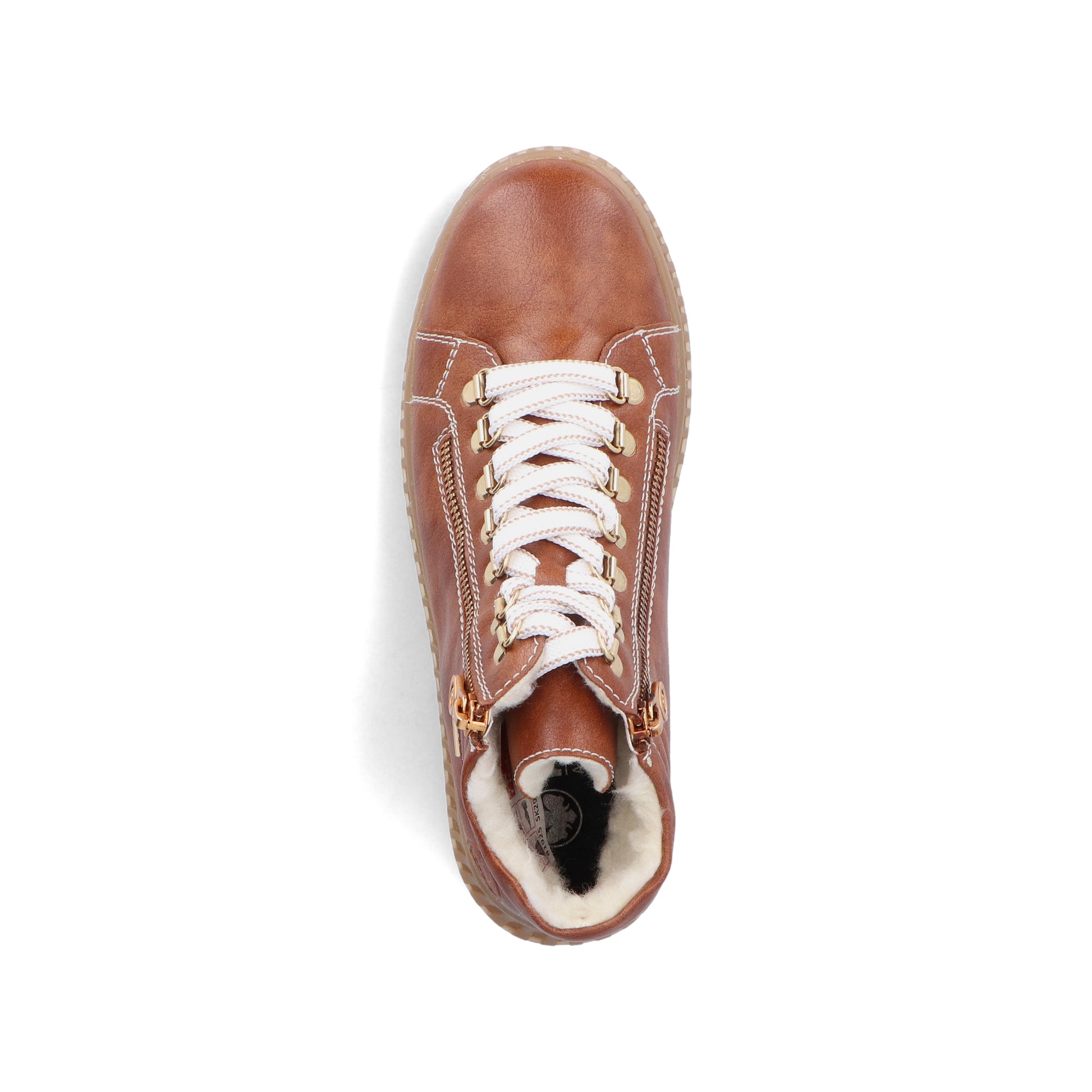 Brown Zip Boots for Women | Rieker 74233-24