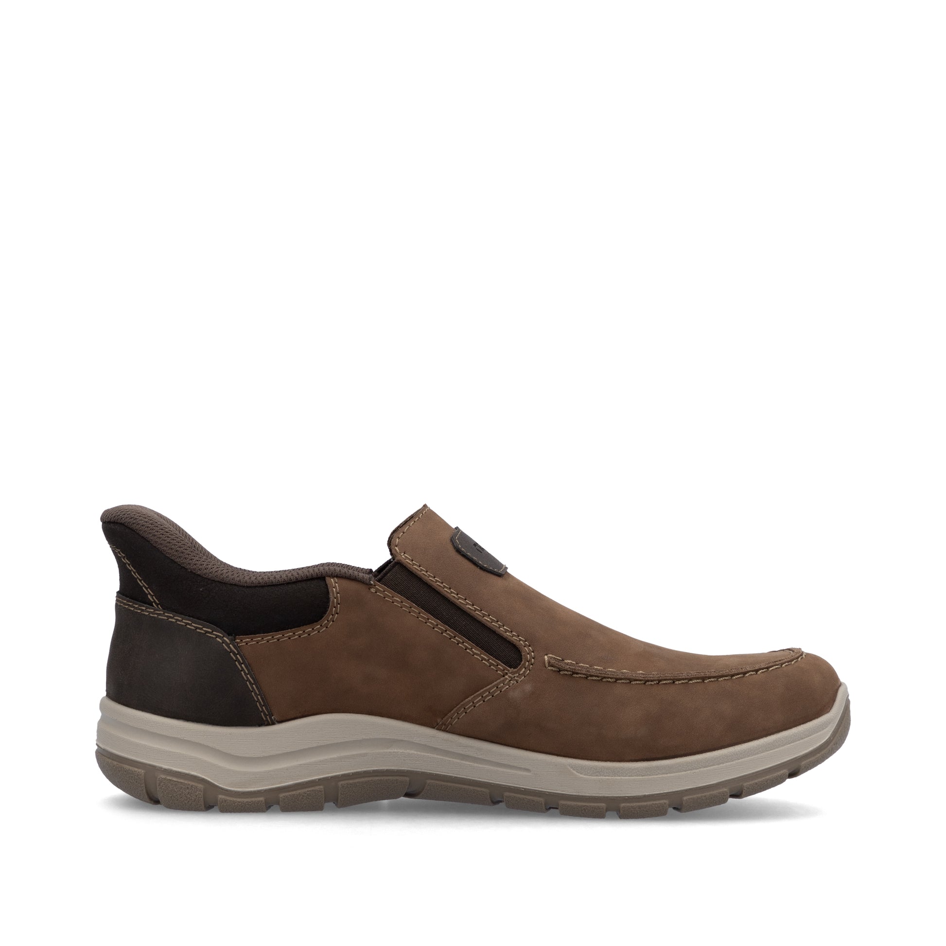 Brown Elasticated Shoes for Men | Rieker 03655-24