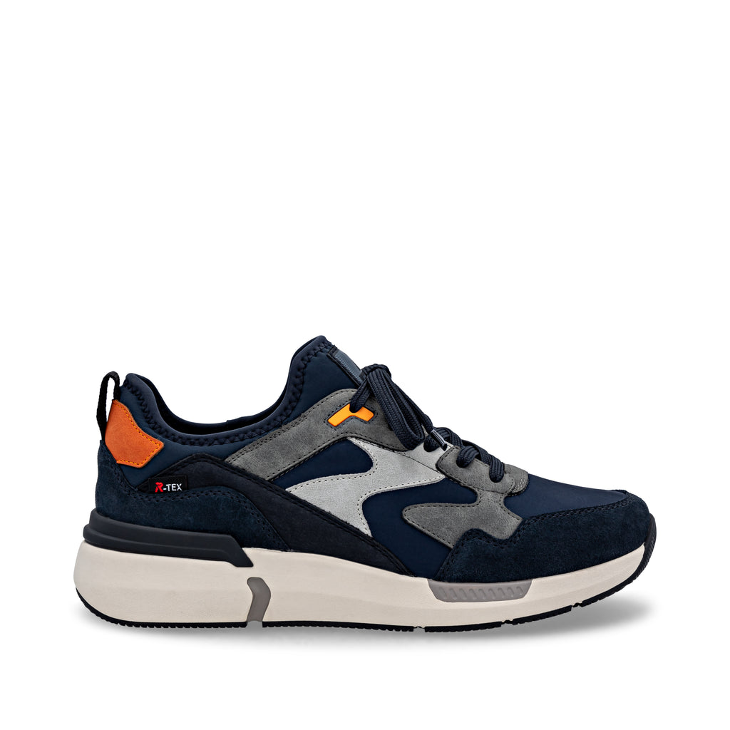 Blue Elasticated Shoes for Men | Rieker U1403-15