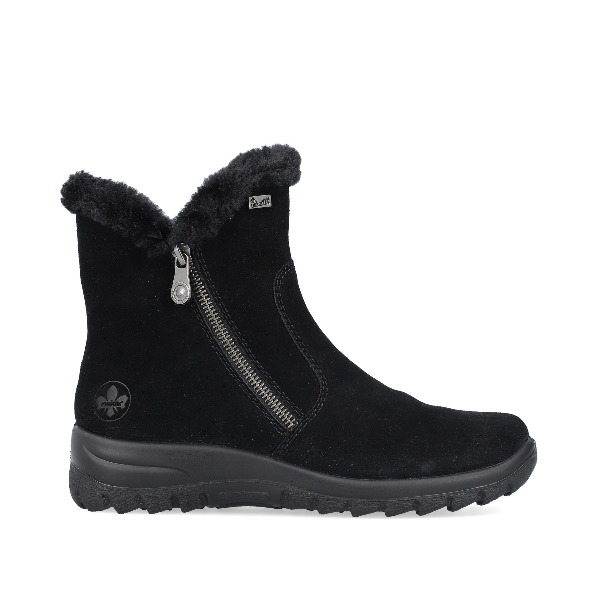 Black Zip Boots for Women | Rieker L7162-00