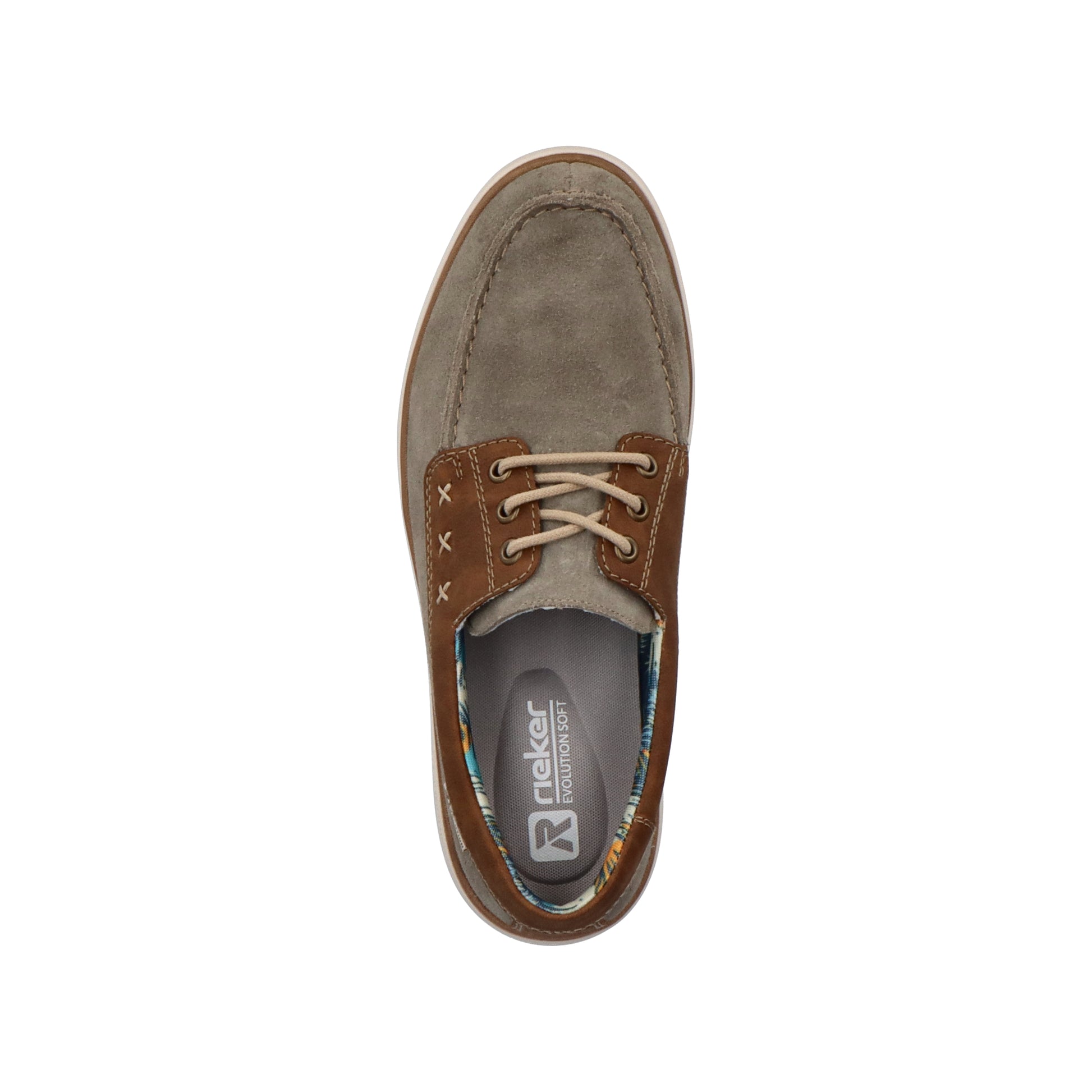 Grey Lace-Up Shoes for Men | Rieker Sport U0601-42