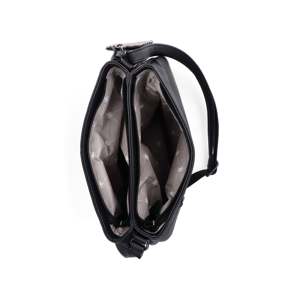 Black Zip Bags for Women | Rieker H1005-02