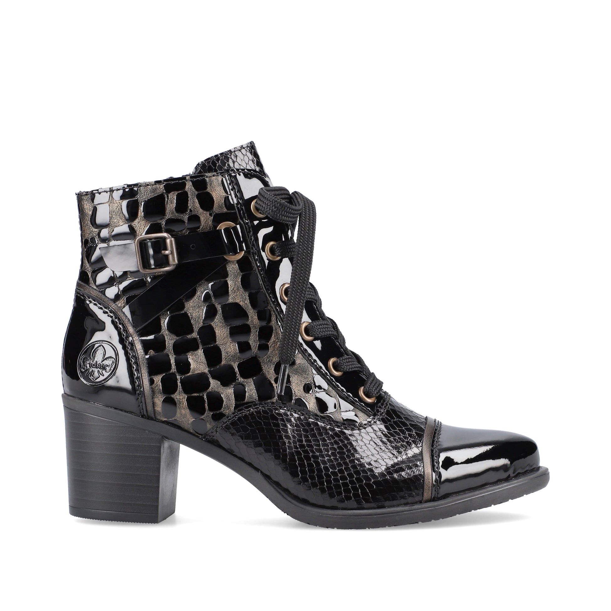 Black Zip Boots for Women | Rieker Y2032-00