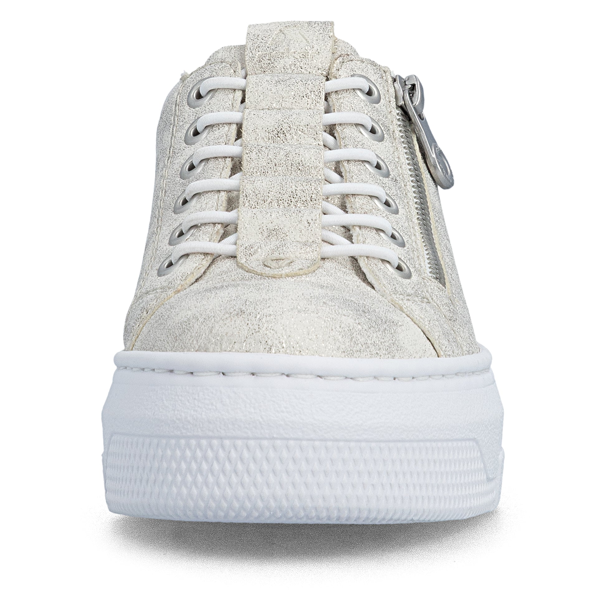 Beige Zip Shoes for Women | Rieker M1953-60