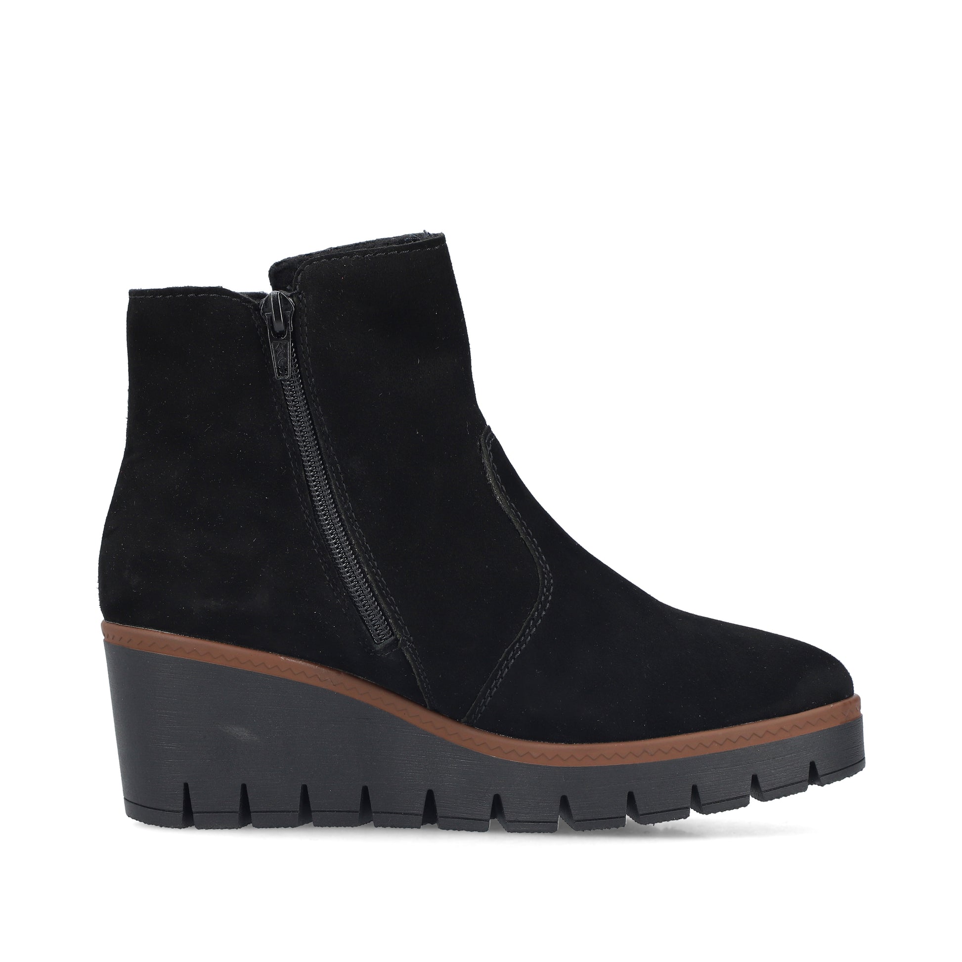 Black Zip Boots for Women | Rieker Y5065-00