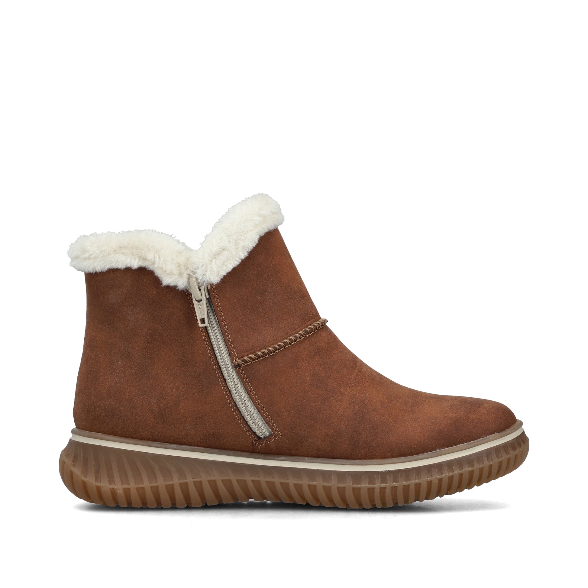 Brown Zip Boots for Women | Rieker 74260-25