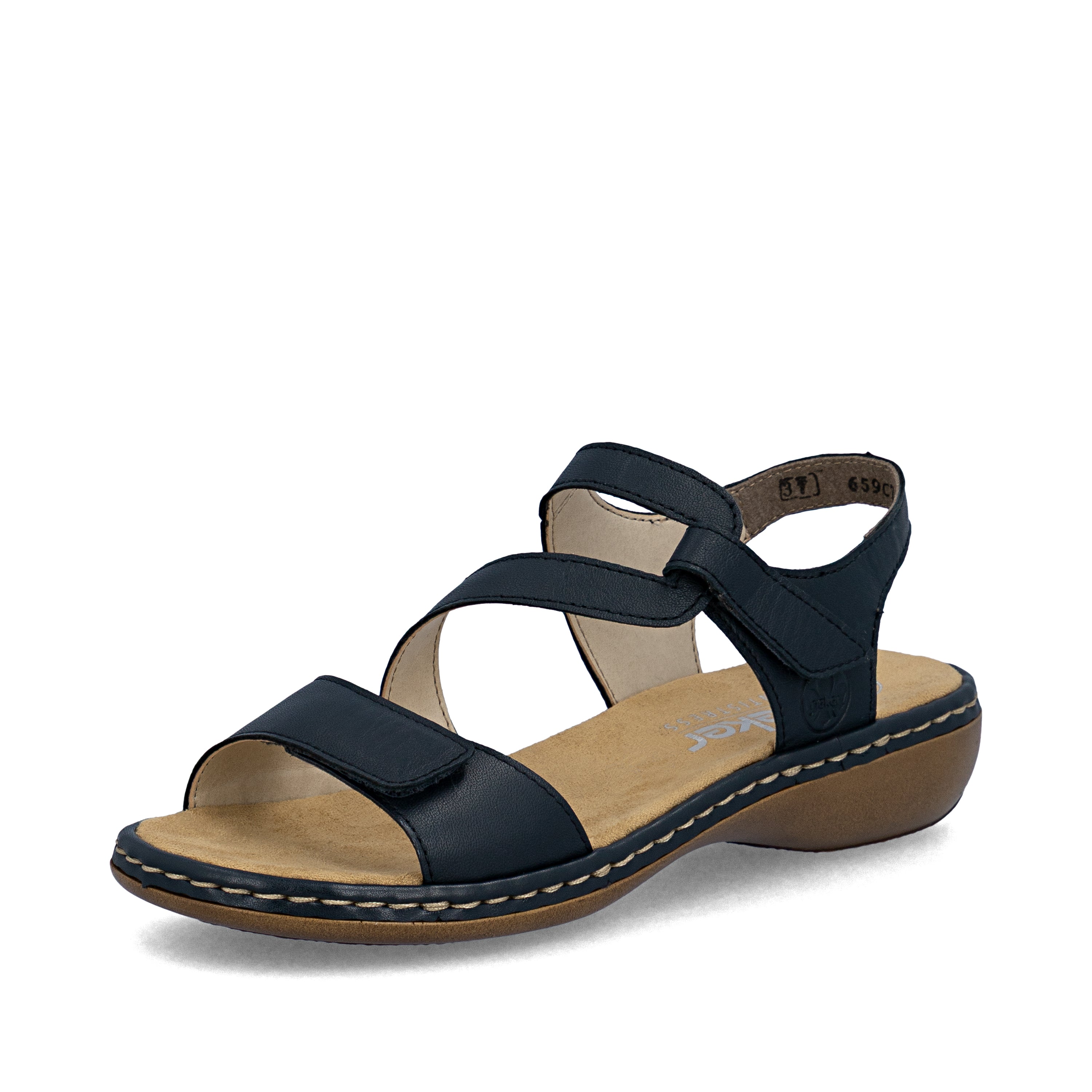 Rieker Women's Blue Strappy Sandal | 659C7-16