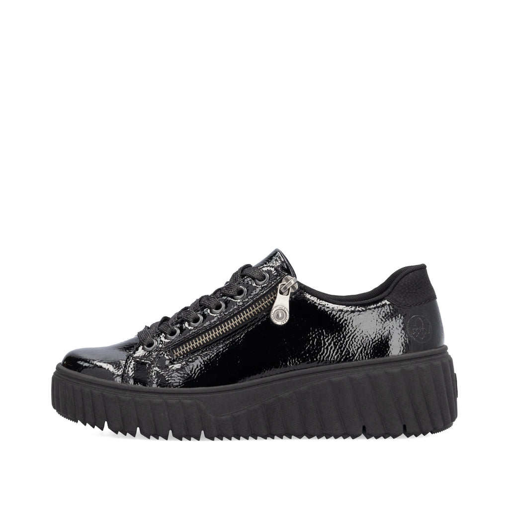 Black Zip Shoes for Women | Rieker N2501-00