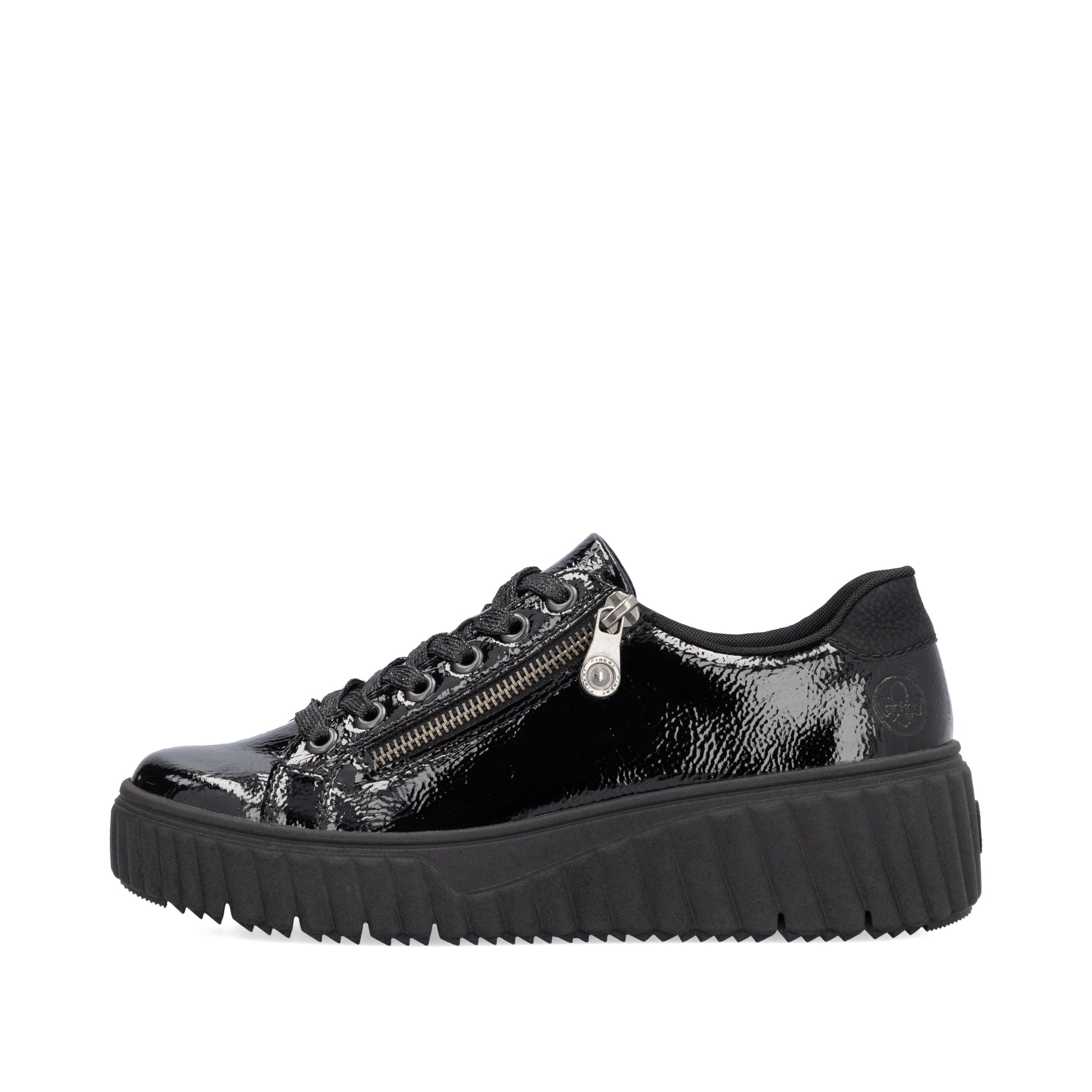 Black Zip Shoes for Women | Rieker N2501-00