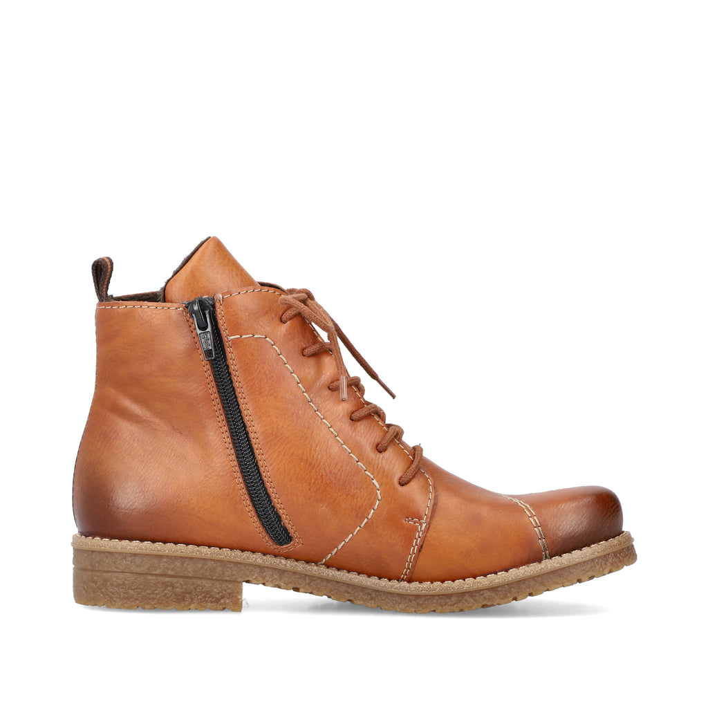 Brown Zip Boots for Women | Rieker 73501-24