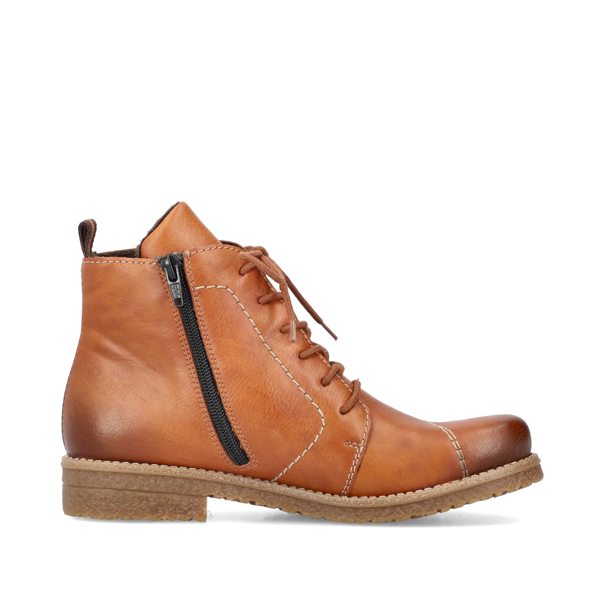 Brown Zip Boots for Women | Rieker 73501-24