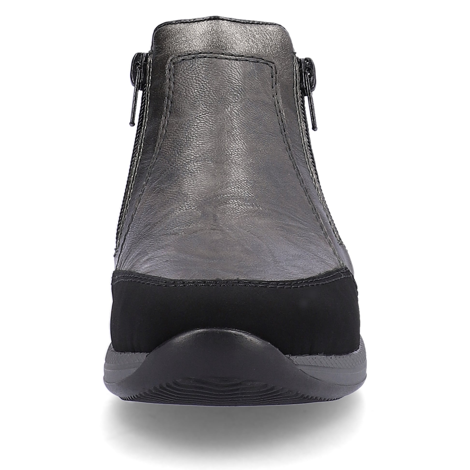 Grey Zip Boots for Women | Rieker N1152-42