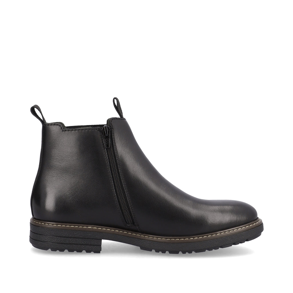 Black Zip Boots for Men | Rieker 33180-00