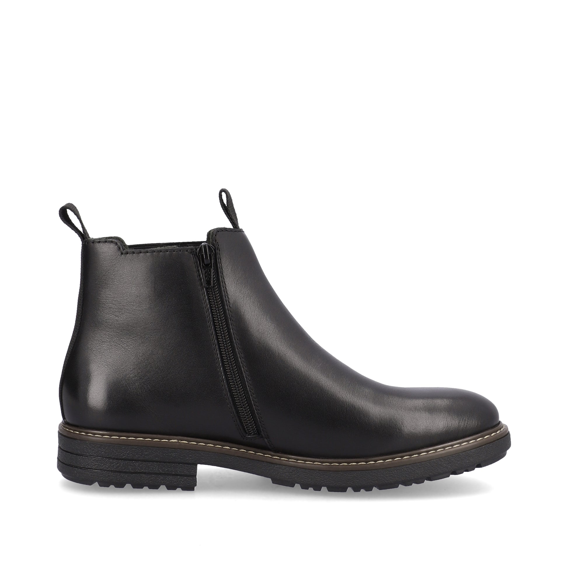 Black Zip Boots for Men | Rieker 33180-00