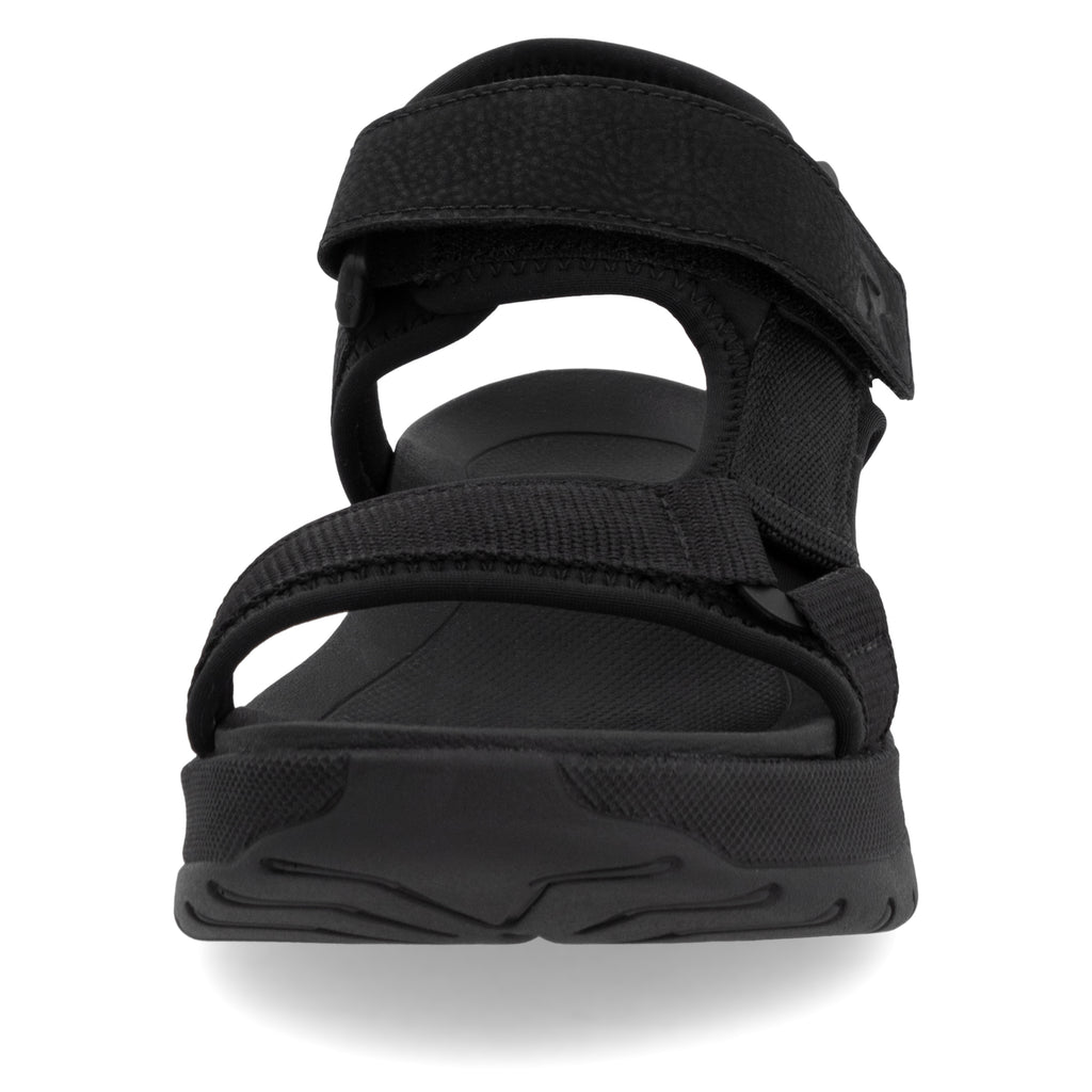 Black Hook & Loop Sandals for Women | Rieker W3151-00