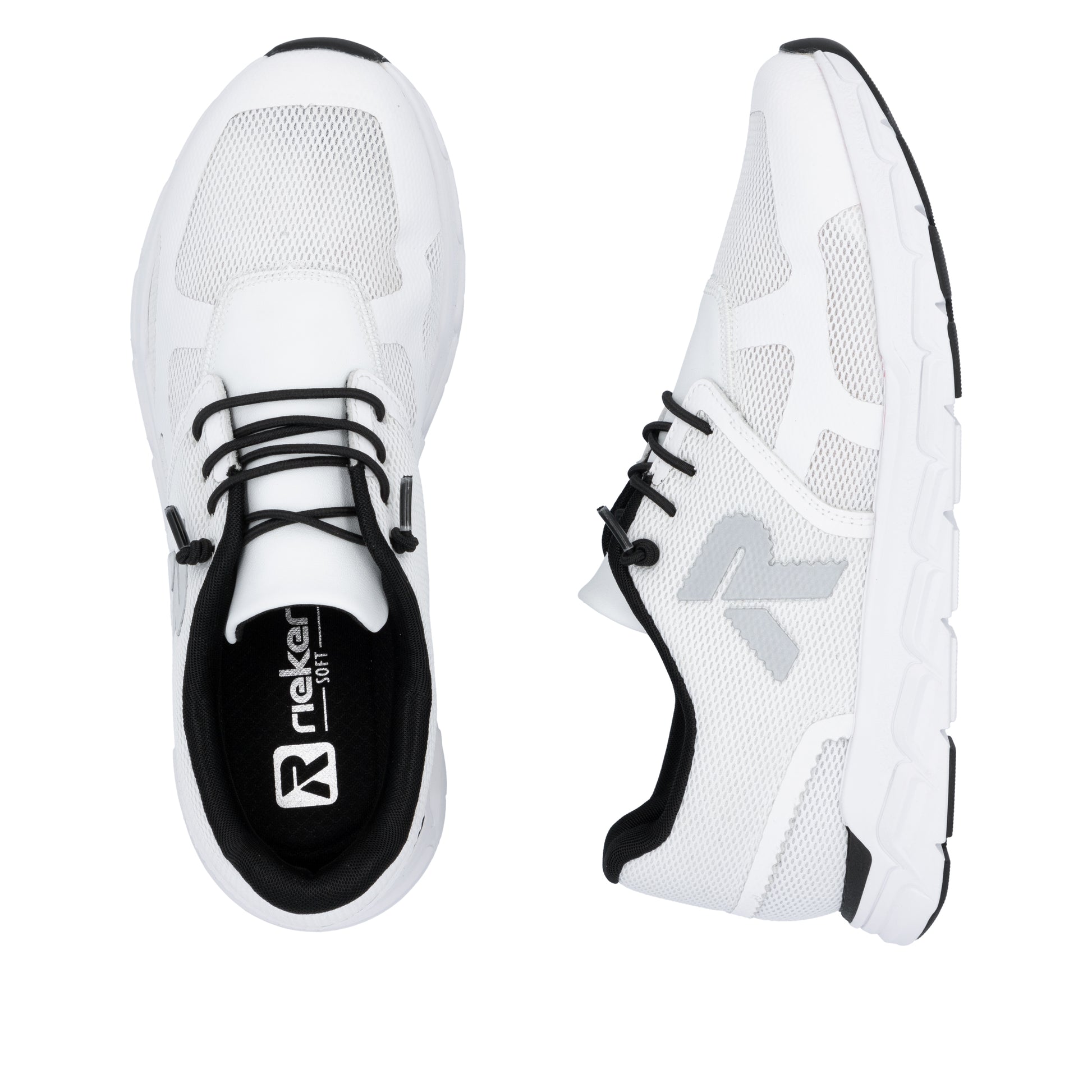 White Elasticated Shoes for Women | Rieker M9000-80