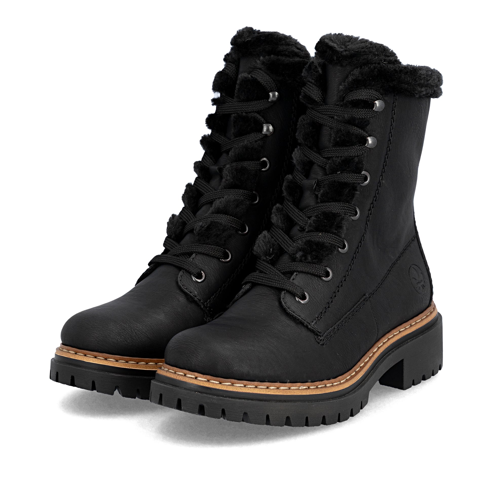 Black Zip Boots for Women | Rieker 72625-00