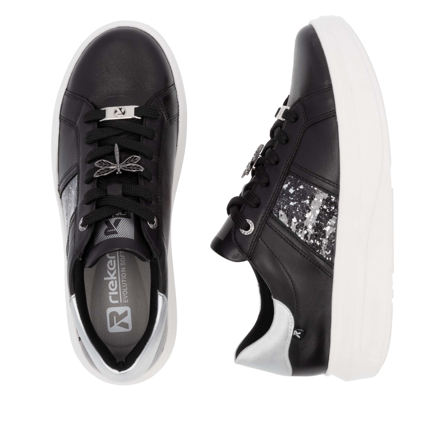 Rieker Sport Women's Trainer - Black | W1202-00