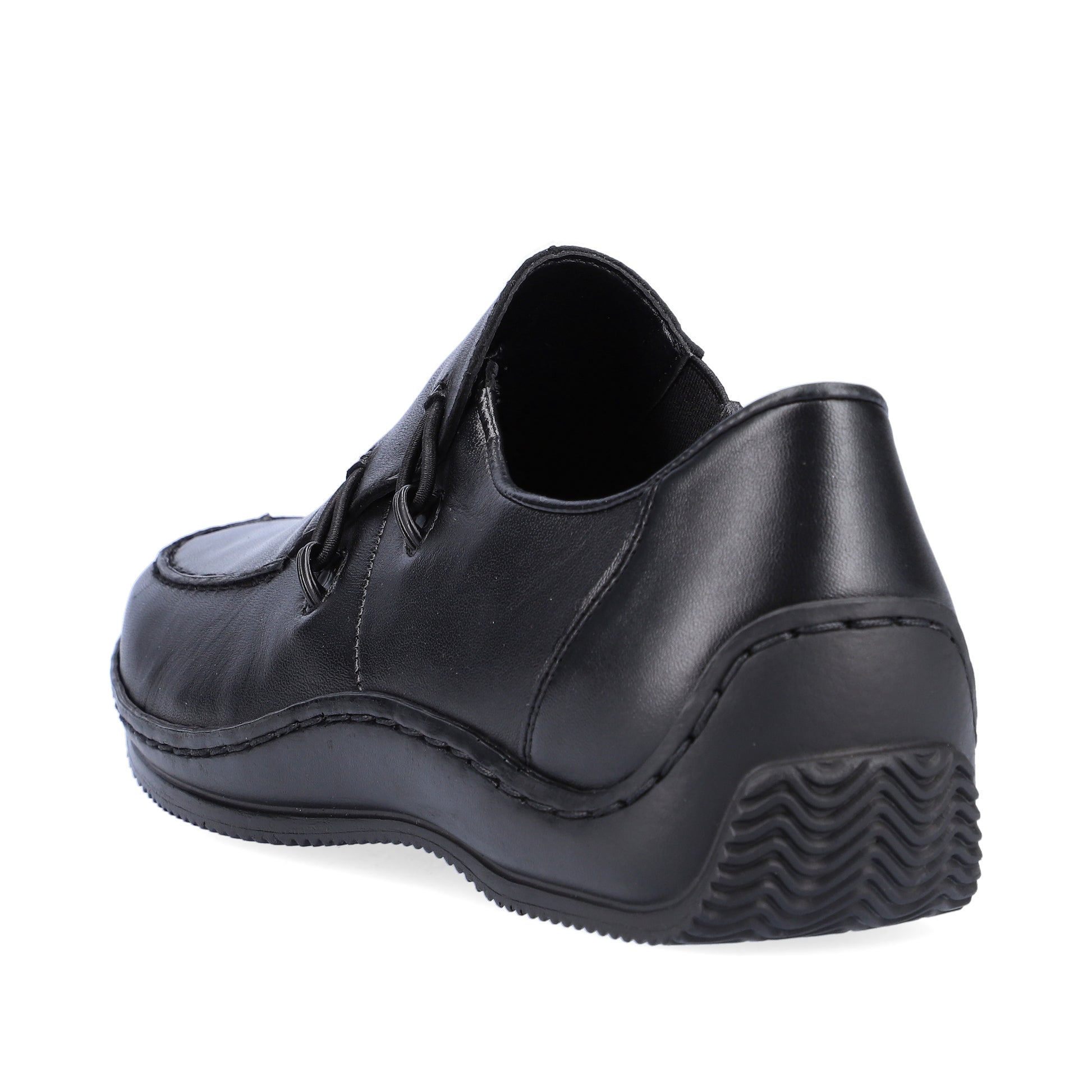 Black Elasticated Shoes for Women | Rieker L1751-00